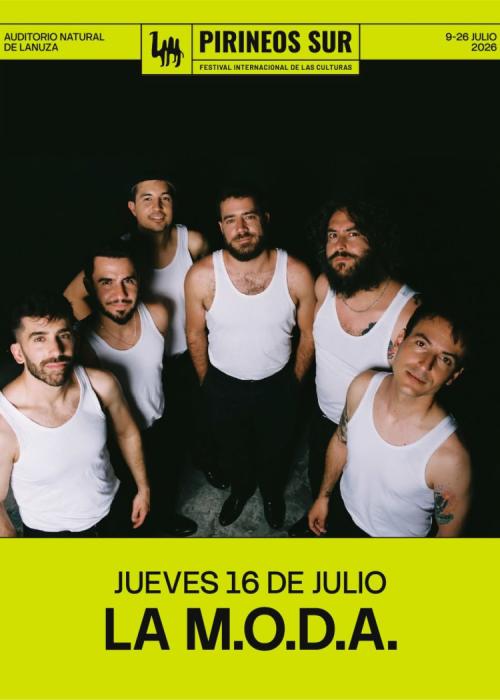 Cartel de La M.O.D.A. + Sanguijuelas del Guadiana en Lanuza - Huesca