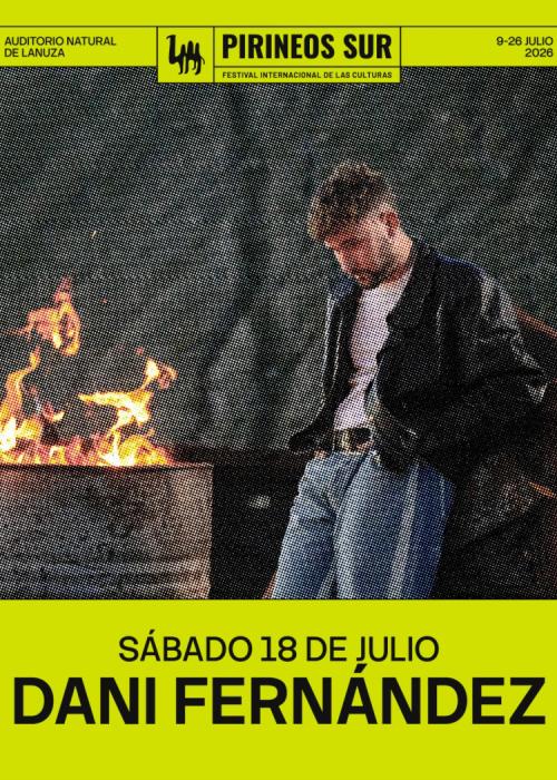 Cartel de Concierto de Dani Fernández + Hens en Lanuza - Huesca