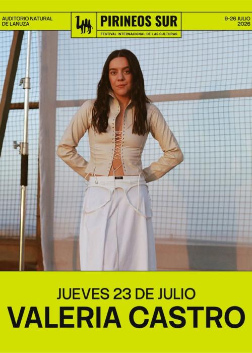 Cartel de Concierto de Valeria Castro + Carlos Ares en Lanuza - Huesca