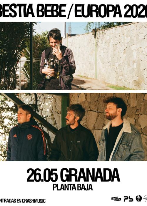 Cartel de Concierto de Bestia Bebé en Granada