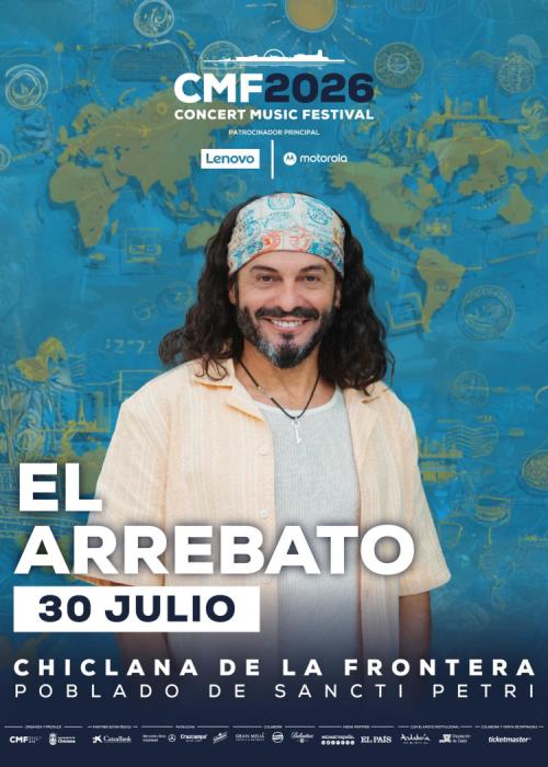 Cartel de Concierto de El Arrebato en Chiclana de la Frontera