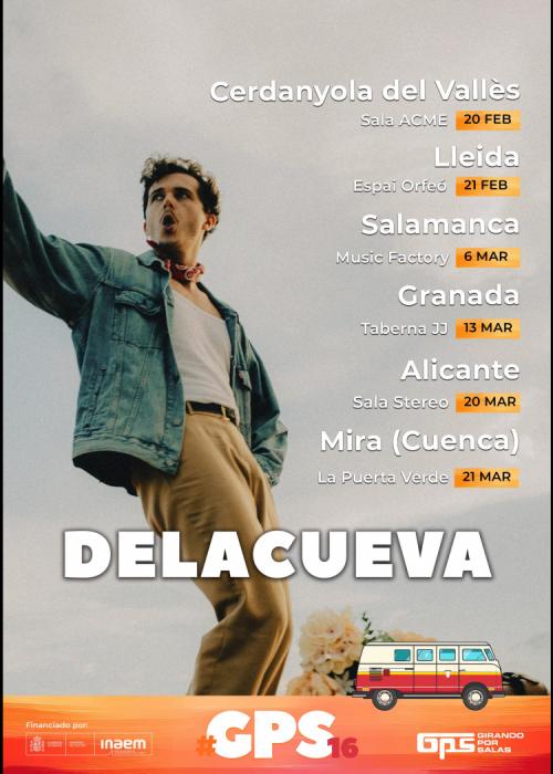 Cartel de Concierto de DELACUEVA en Lleida