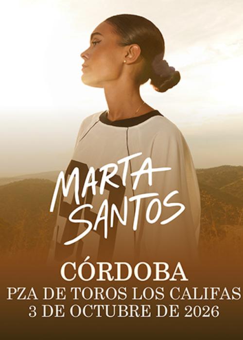 Cartel de Concierto de Marta Santos en Córdoba