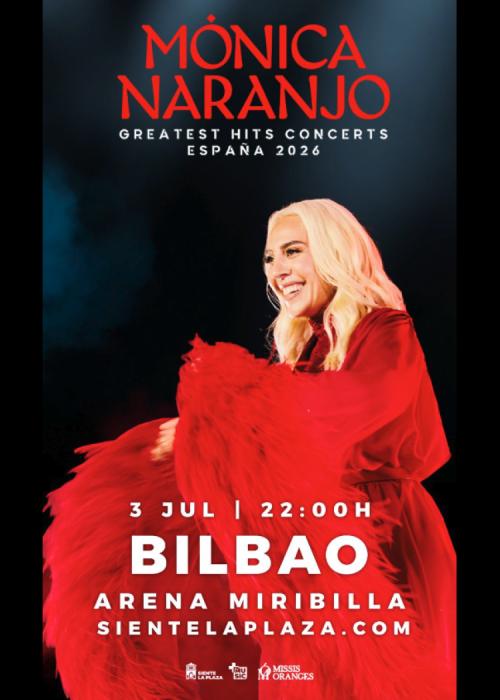 Cartel de Concierto de Mónica Naranjo en Bilbao