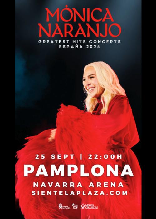 Cartel de Concierto de Mónica Naranjo en Pamplona