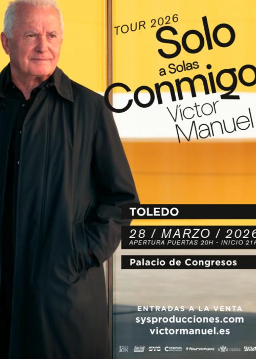Cartel de Concierto de Victor Manuel en Toledo