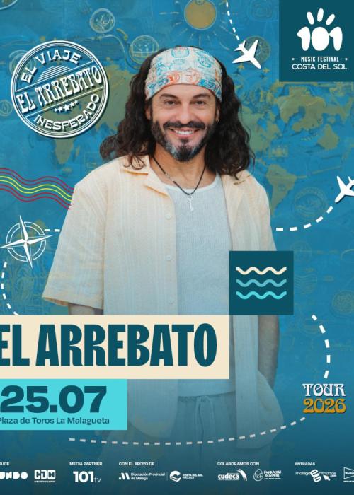 Cartel de Concierto de El Arrebato en Málaga