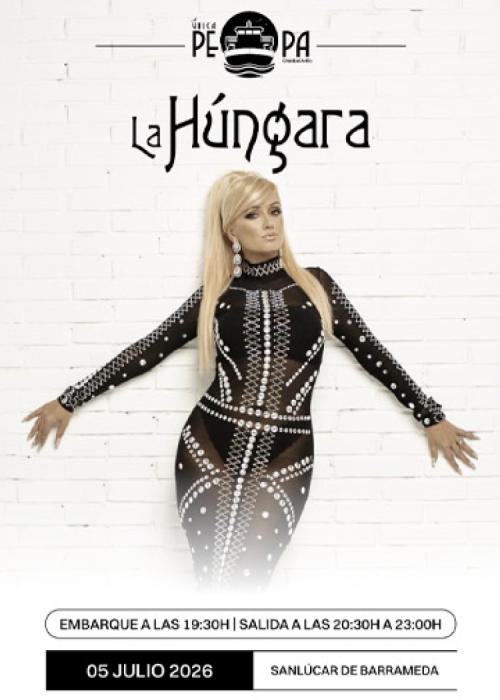 Cartel de Concierto de La Húngara en Sanlúcar de Barrameda