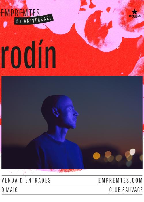 Cartel de Concierto de Rodín en Barcelona