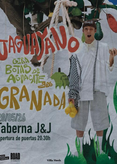 Cartel de Concierto de Jaguayano en Sevilla