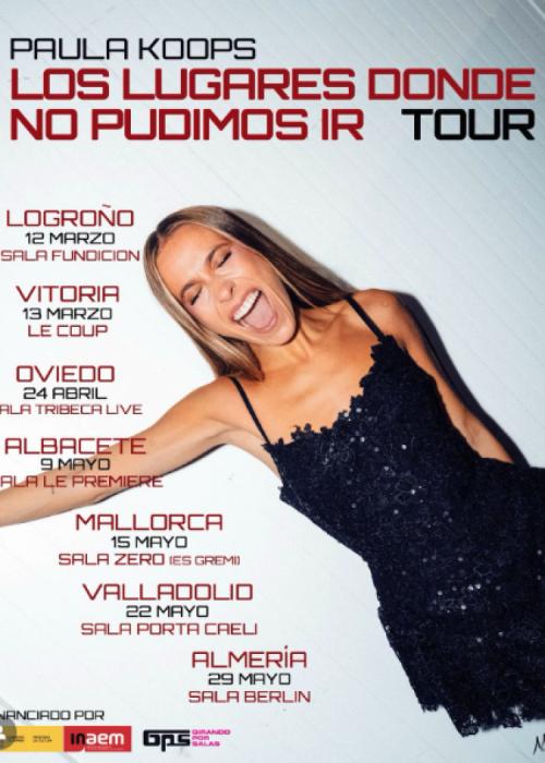 Cartel de Concierto de Paula Koops en Logroño