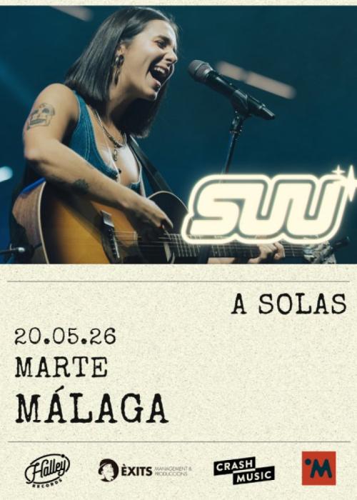 Cartel de Concierto de Suu en Málaga