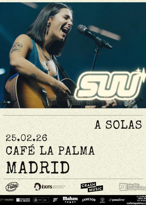 Cartel de Concierto de Suu en Madrid (Segunda Fecha)
