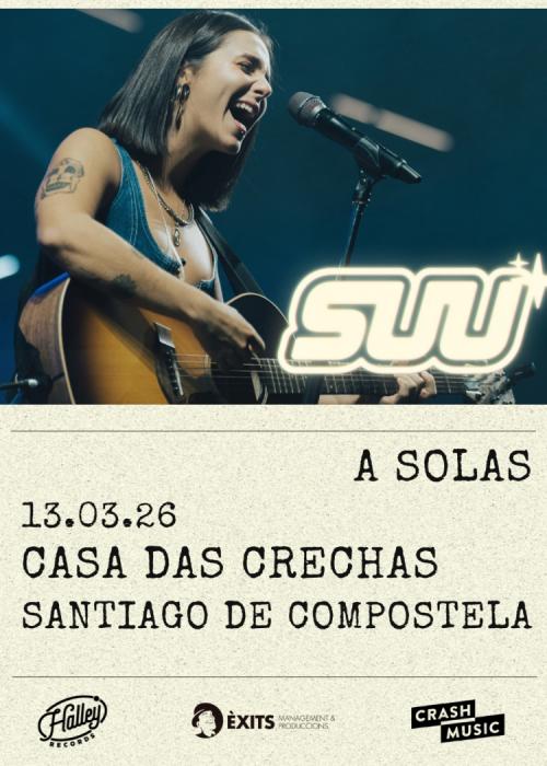 Cartel de Concierto de Suu en Santiago de Compostela