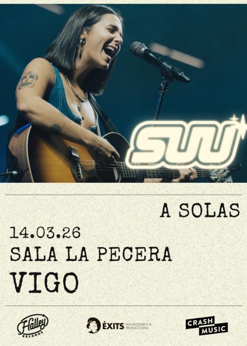 Cartel de Concierto de Suu en Vigo
