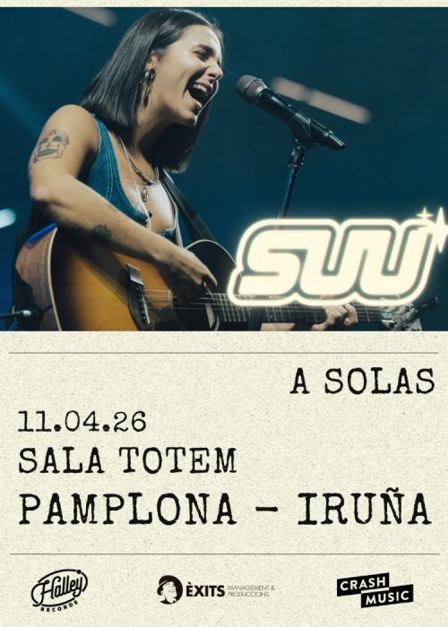 Cartel de Concierto de Suu en Pamplona