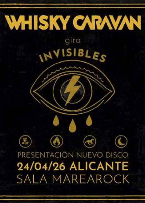 Cartel de Concierto de Whisky Caravan en Alicante