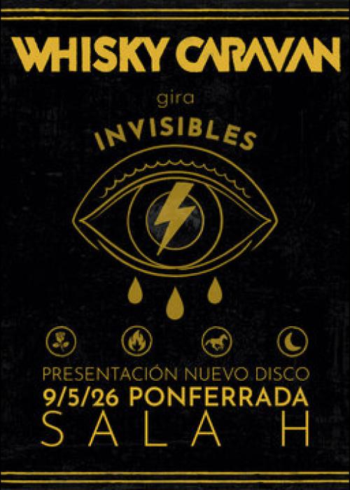 Cartel de Concierto de Whisky Caravan en Ponferrada