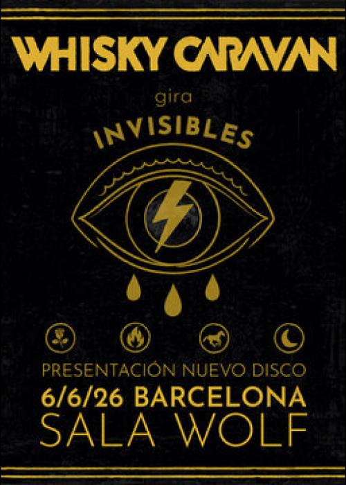 Cartel de Concierto de Whisky Caravan en Barcelona