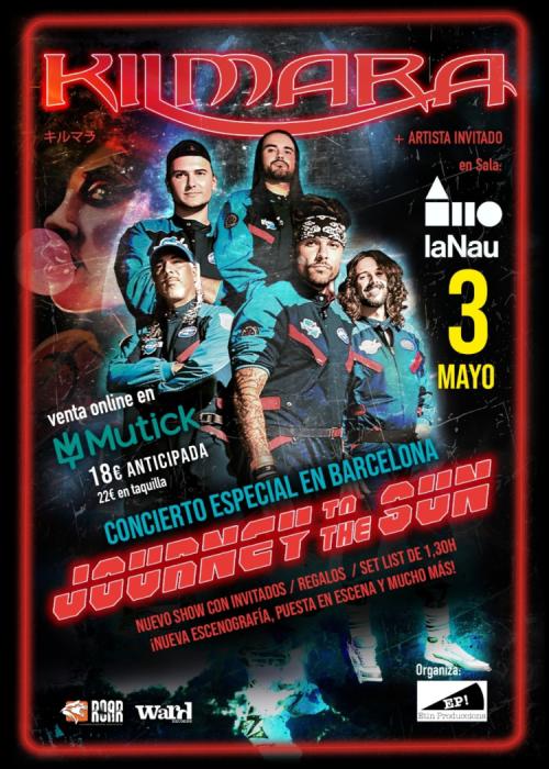 Cartel de Concierto de Kilmara en Barcelona