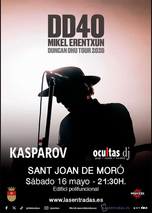 Cartel de Concierto de Duncan Dhu en Sant Joan de Moró - Castellón