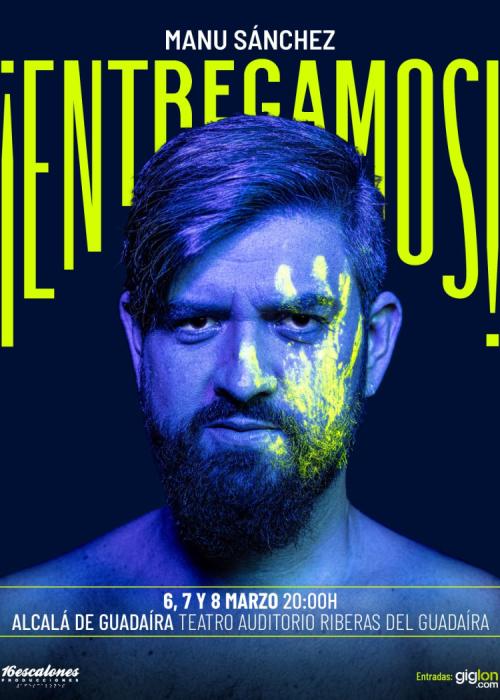 Cartel de Manu Sánchez en La Línea de la Concepción