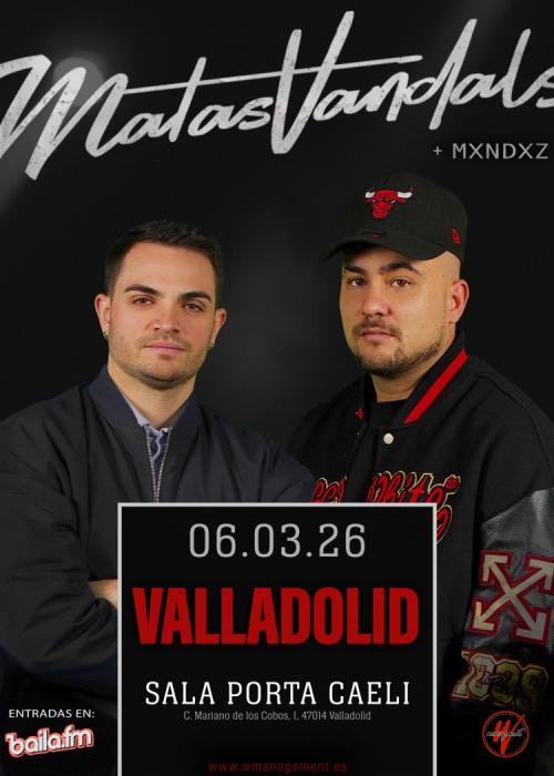 Cartel de Concierto de Matasvandals en Valladolid