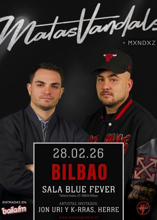 Cartel de Concierto de Matasvandals en Bilbao