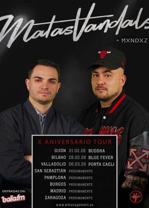 Cartel de Concierto de Matasvandals en Gijón