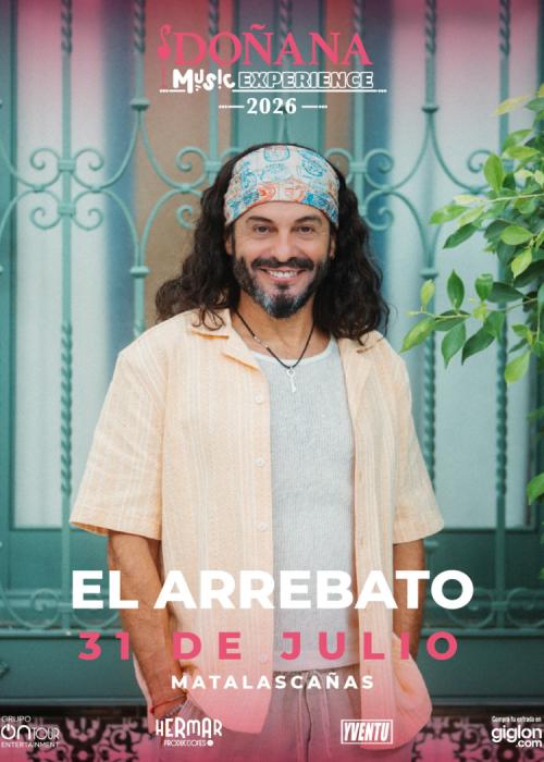 Cartel de Concierto de El Arrebato en Matalascañas - Huelva