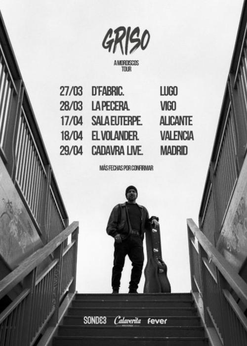 Cartel de Concierto de Griso en Madrid