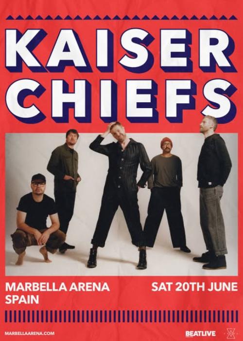 Cartel de Concierto de Kaiser Chiefs en Marbella