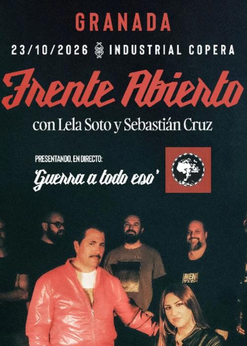 Cartel de Concierto de Frente Abierto en Granada