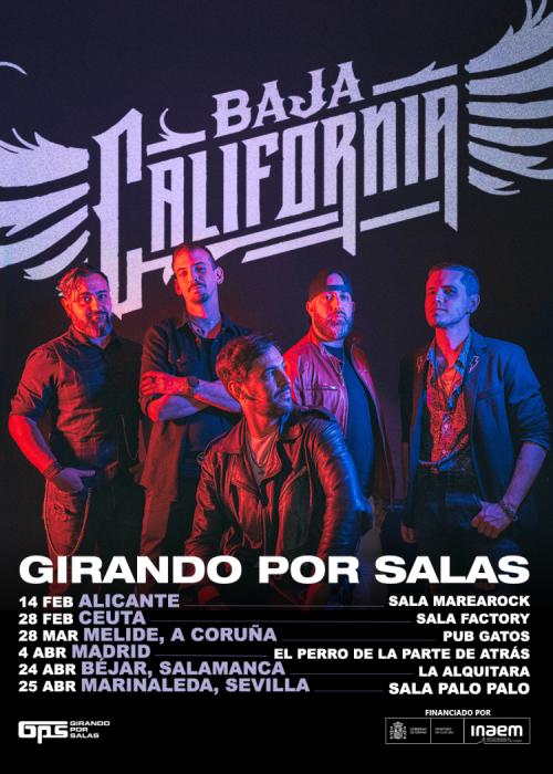 Cartel de Concierto de Baja California en Ceuta