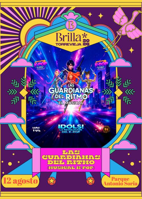 Cartel de Concierto de Las Guerreras K-Pop en Torrevieja