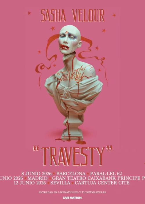 Cartel de Sasha Velour en Sevilla