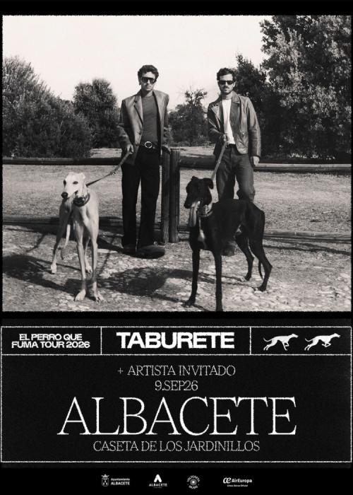 Cartel de Concierto de Taburete en Albacete