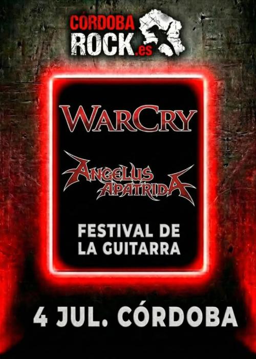 Cartel de Concierto de Ángelus Apatrida + WarCry en Córdoba