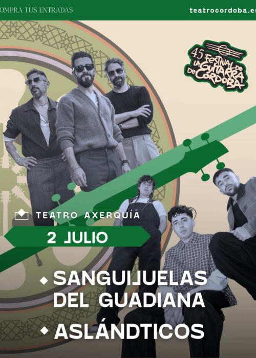 Cartel de Sanguijuelas del Guadiana + Aslándticos en Córdoba