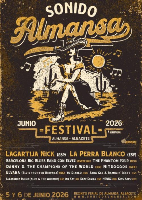 Cartel de Festival Sonido Almansa 2026