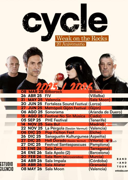 Cartel de Concierto de Cycle en Valencia