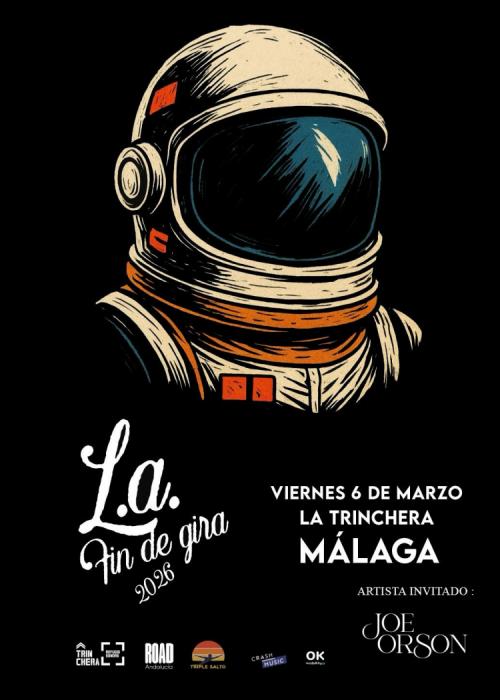 Cartel de Concierto de L.A. en Málaga