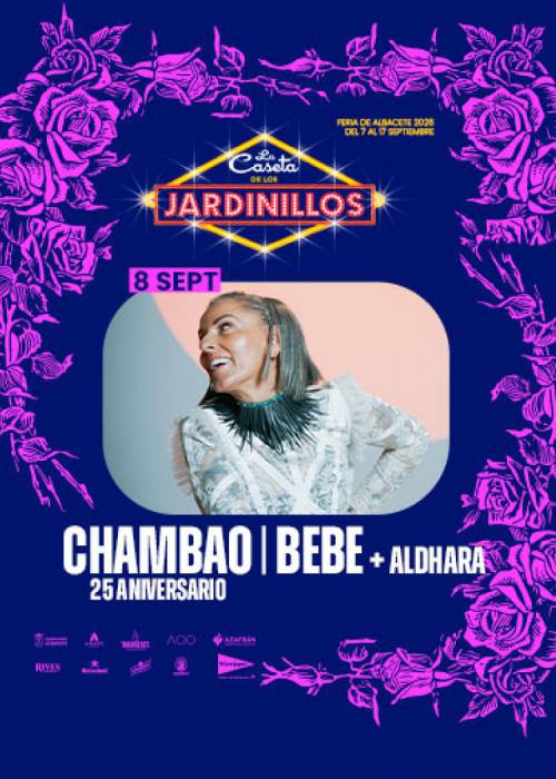 Cartel de Concierto de Chambao + Bebe en Albacete