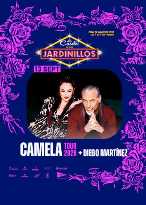 Cartel de Concierto de Camela en Albacete