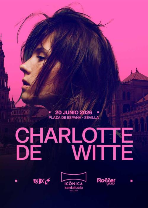 Cartel de Charlotte de Witte en Sevilla