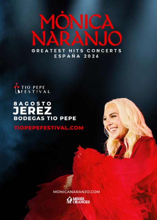 Cartel de Concierto de Mónica Naranjo en Jerez de la Frontera
