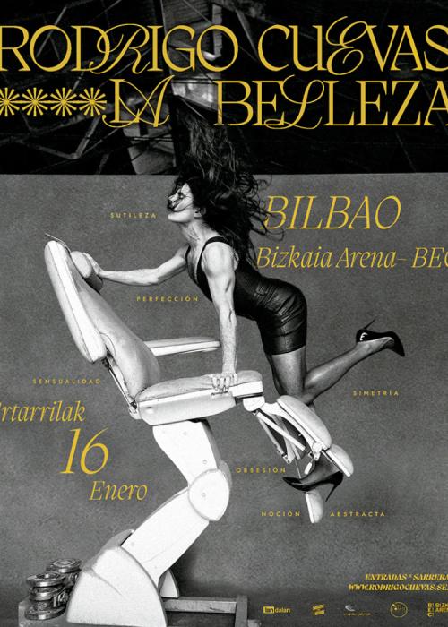 Cartel de Concierto de Rodrigo Cuevas en Bilbao