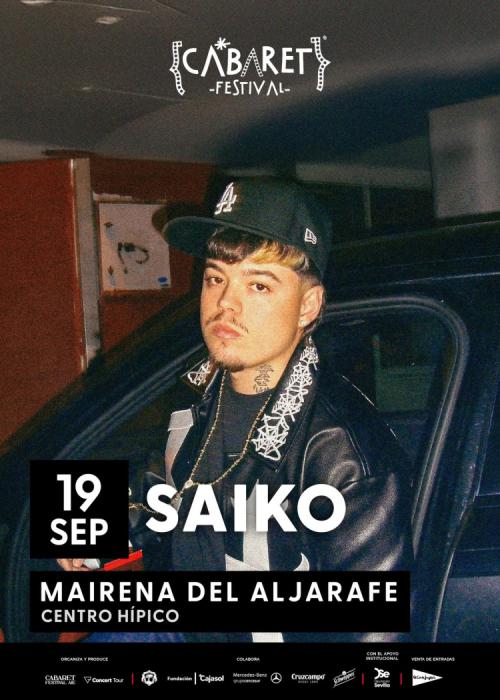 Cartel de Concierto de Saiko en Mairena del Aljarafe