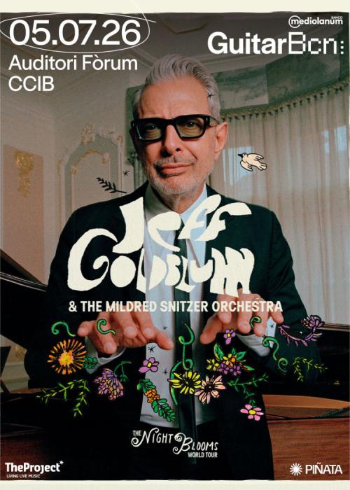 Cartel de Jeff Goldblum & The Mildred Snitzer Orchestra en Barcelona
