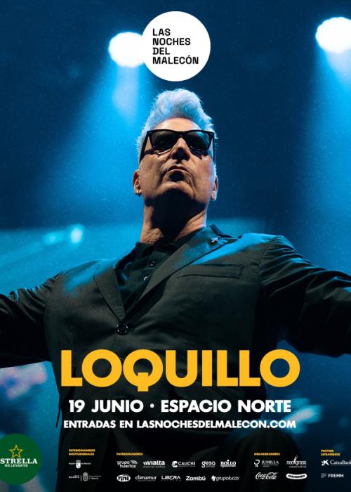 Cartel de Concierto de Loquillo en Murcia